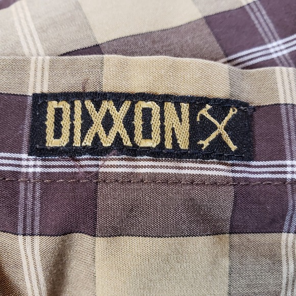 Dixxon Flannel Shirt Men's XXL 2XL Plaid RUSTLER D-Lux Bamboo Party Casual Work - Picture 5 of 8